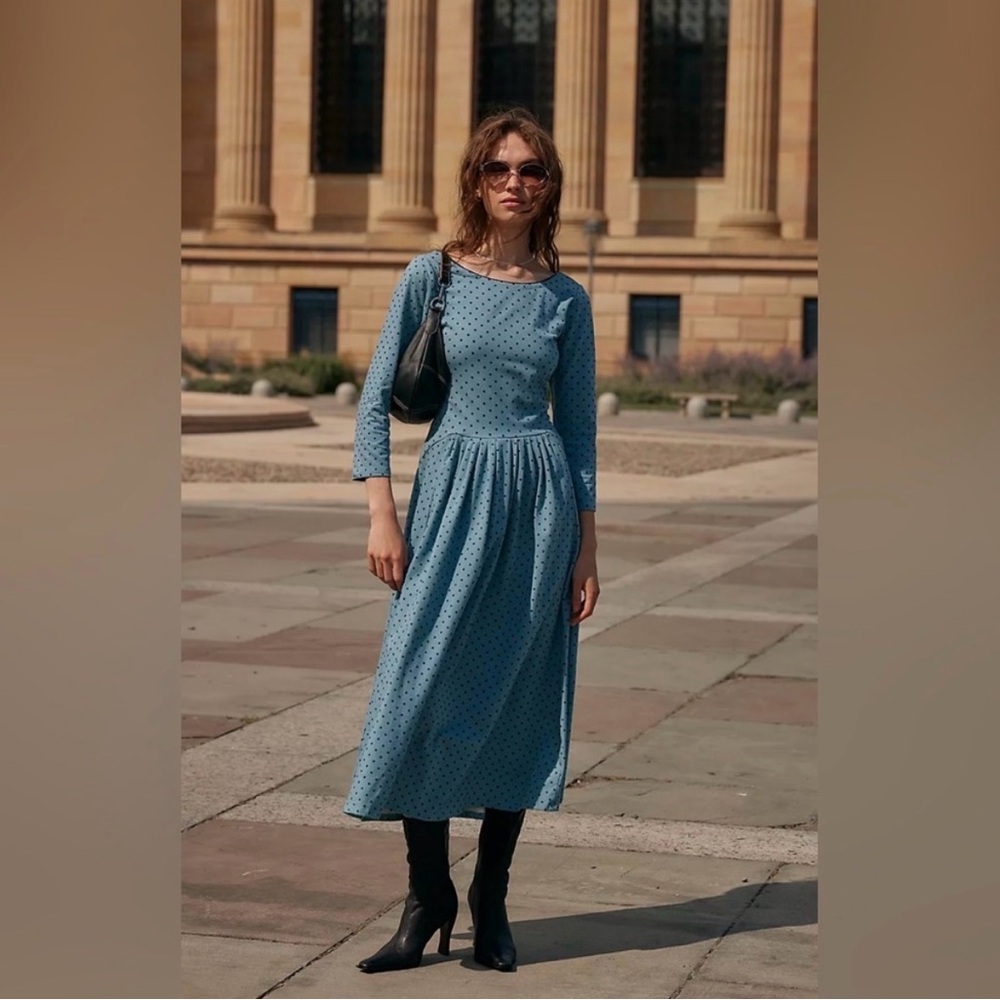 Free People Two Timin Midi Dress